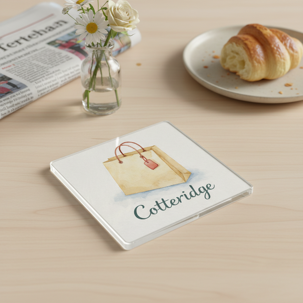 Cotteridge - Coaster - Soft Watercolours - Shopping Bag