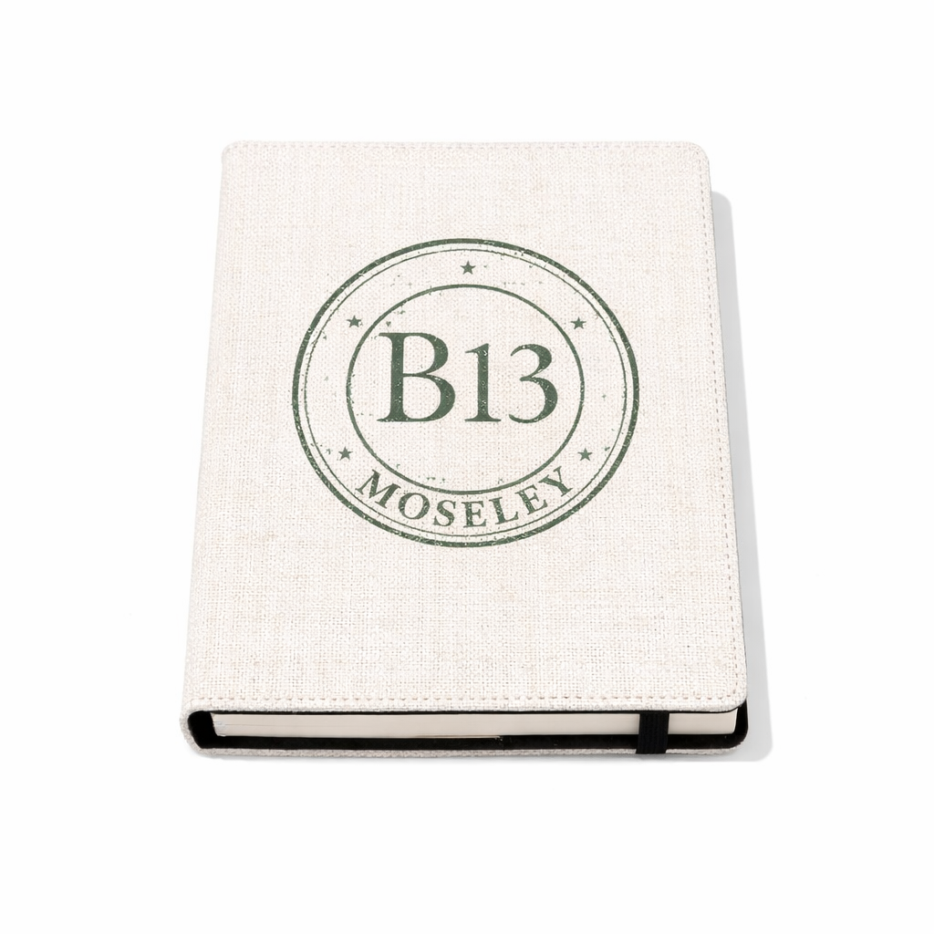 Moseley - Notepad - Vintage Stamp Design