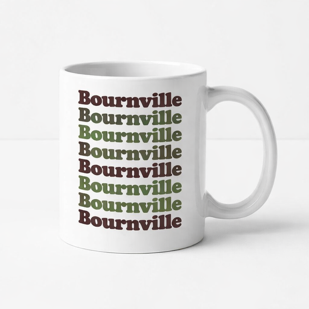 Bournville - Mug - Retro Typography Design