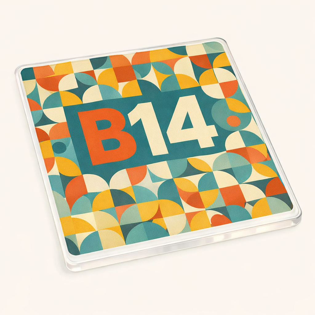 Kings Heath - Coaster - Mid-Century Retro - Postcode
