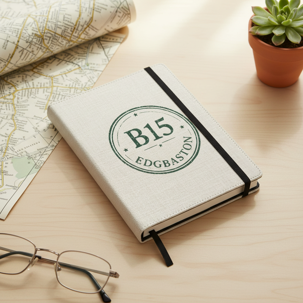 Edgbaston - Notepad - Vintage Stamp Design