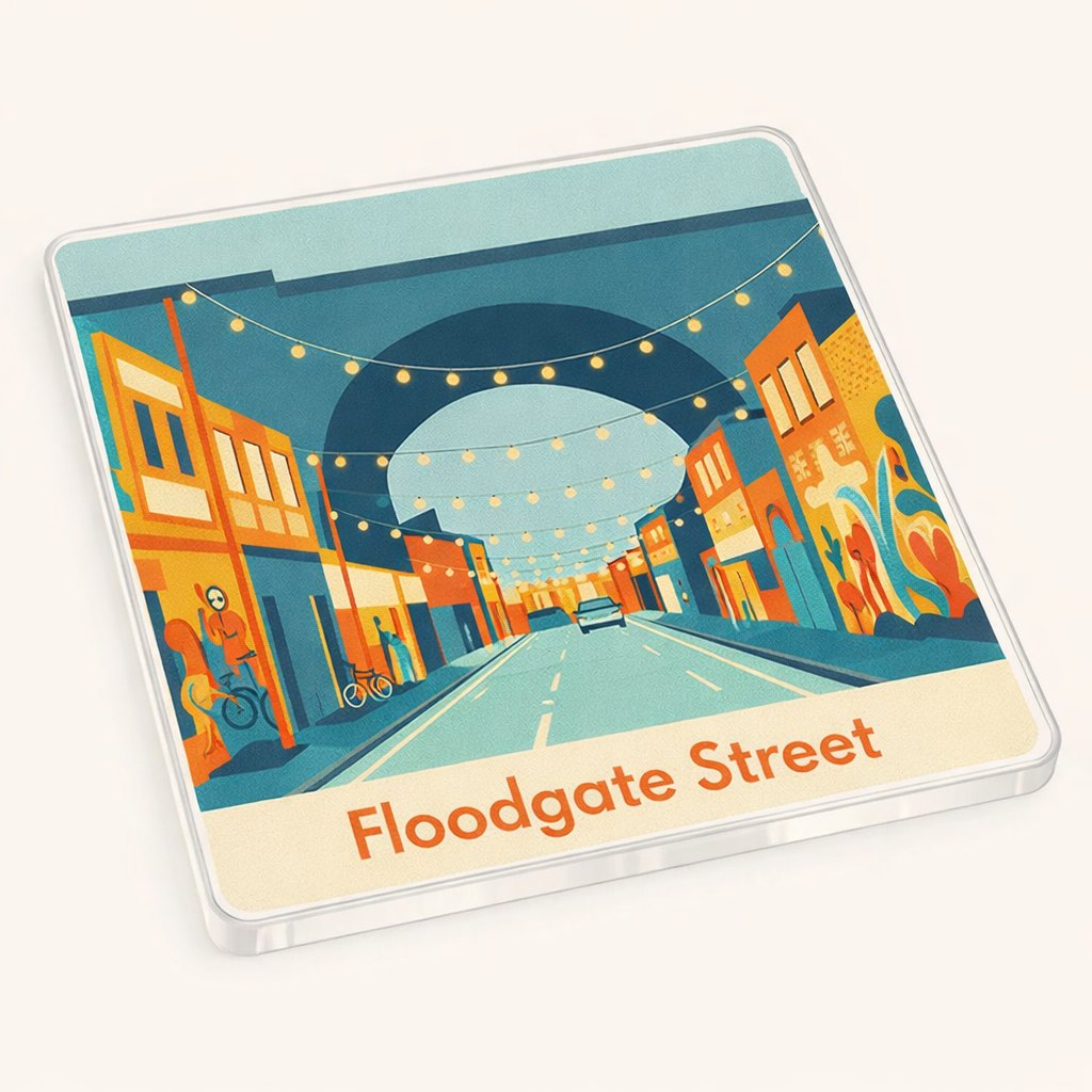Digbeth - Coaster - Mid-Century Retro - Floodgate Street