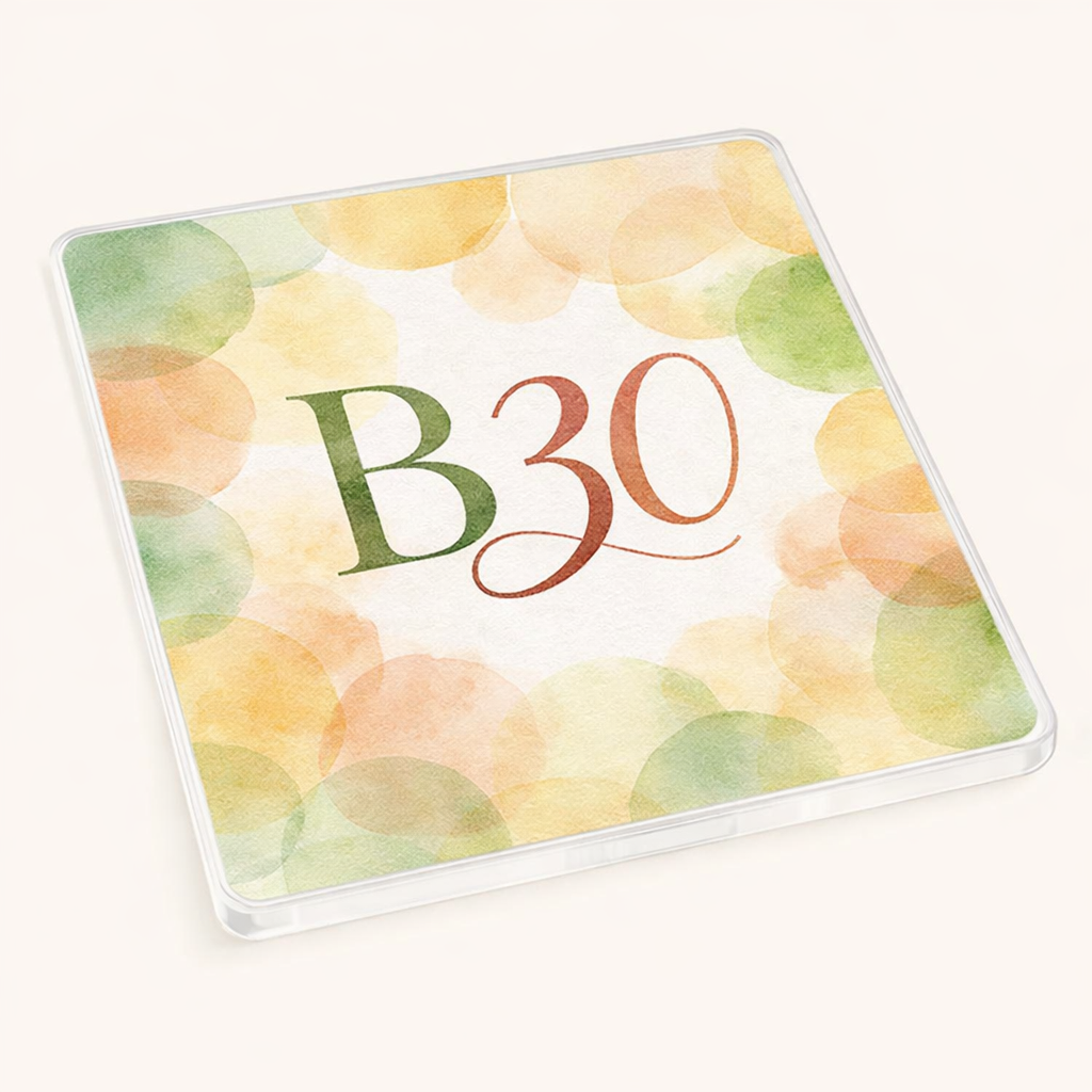 Kings Norton - Coaster - Soft Watercolours - Postcode