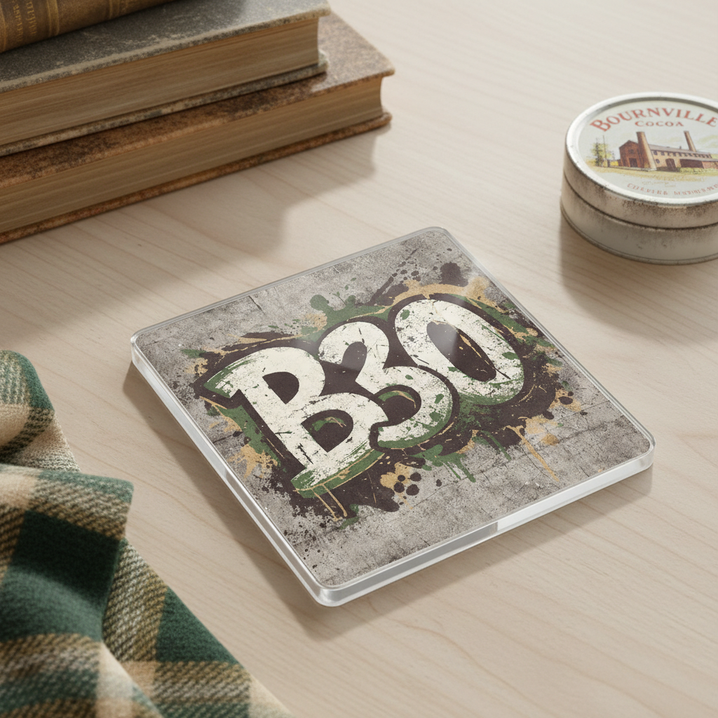Bournville - Coaster - Urban Street Art - Postcode