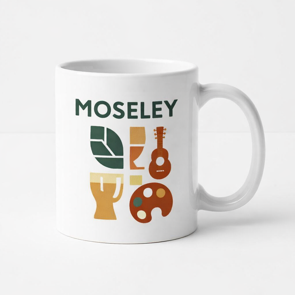 Moseley - Mug - Geometric Grid Design