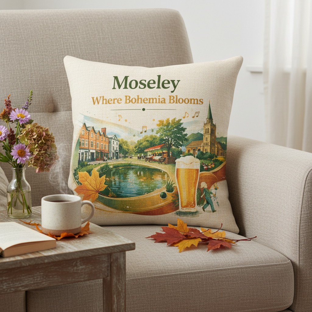 Moseley - Cushion - Vibrant Civic Blend Design