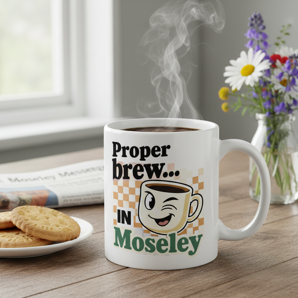Moseley - Mug - Retro Cartoon Design