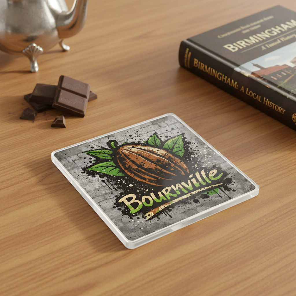 Bournville - Coaster - Urban Street Art - Cocoa Bean