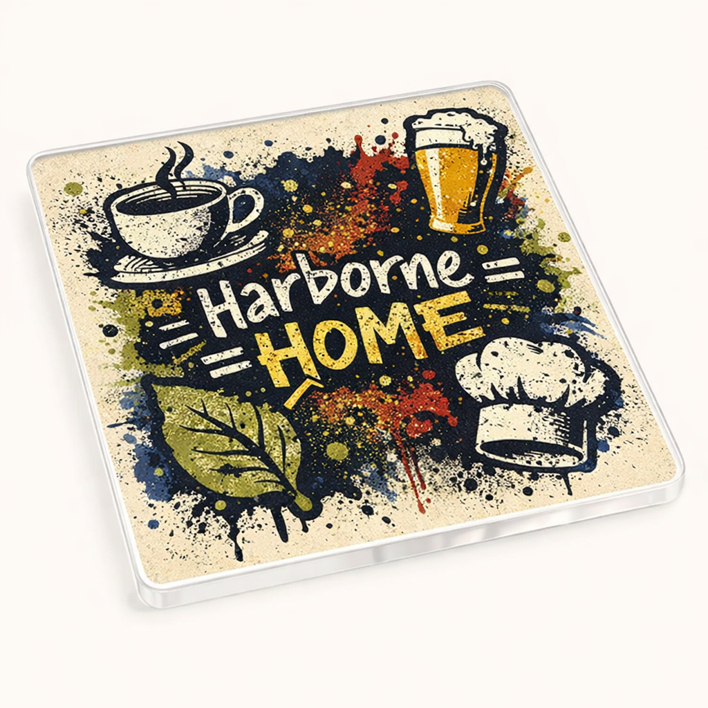 Harborne - Coaster - Urban Street Art - Local Icons