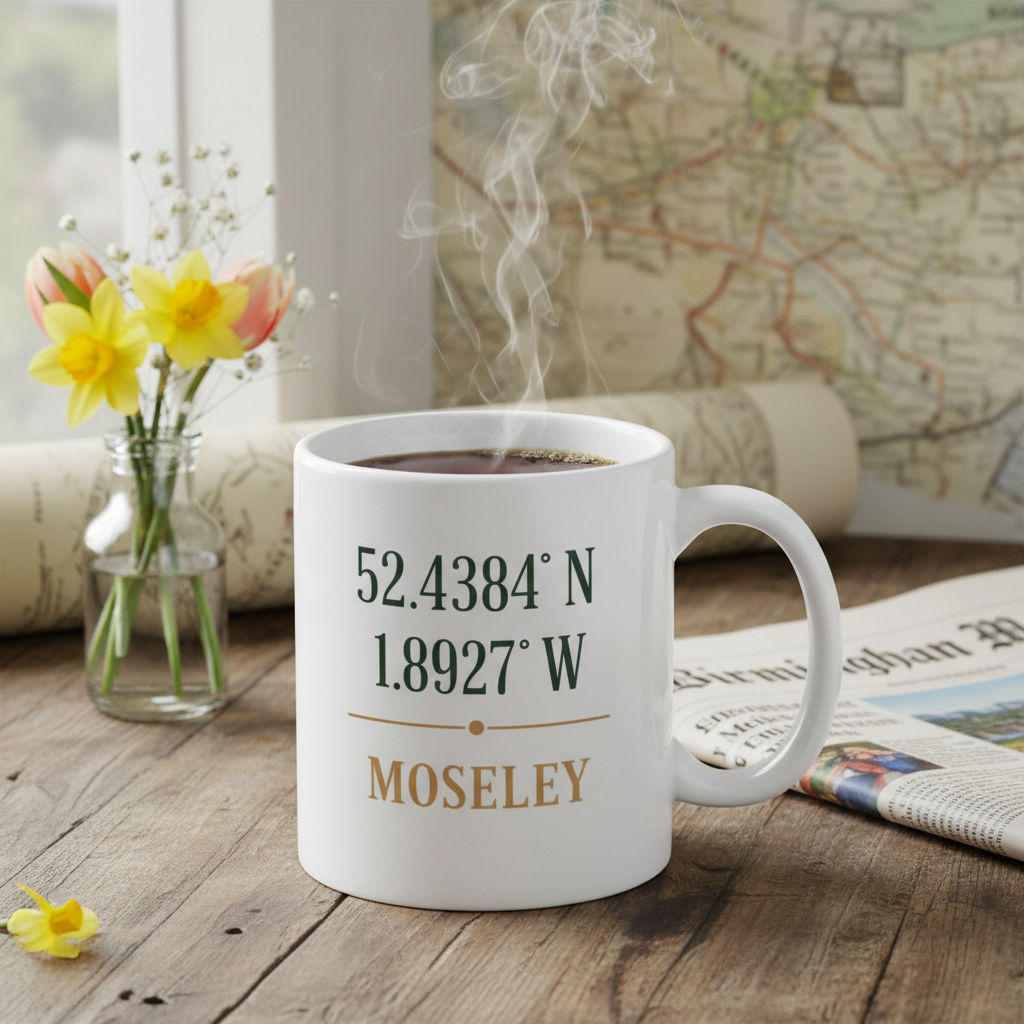Moseley - Mug - Minimalist Coordinates Design