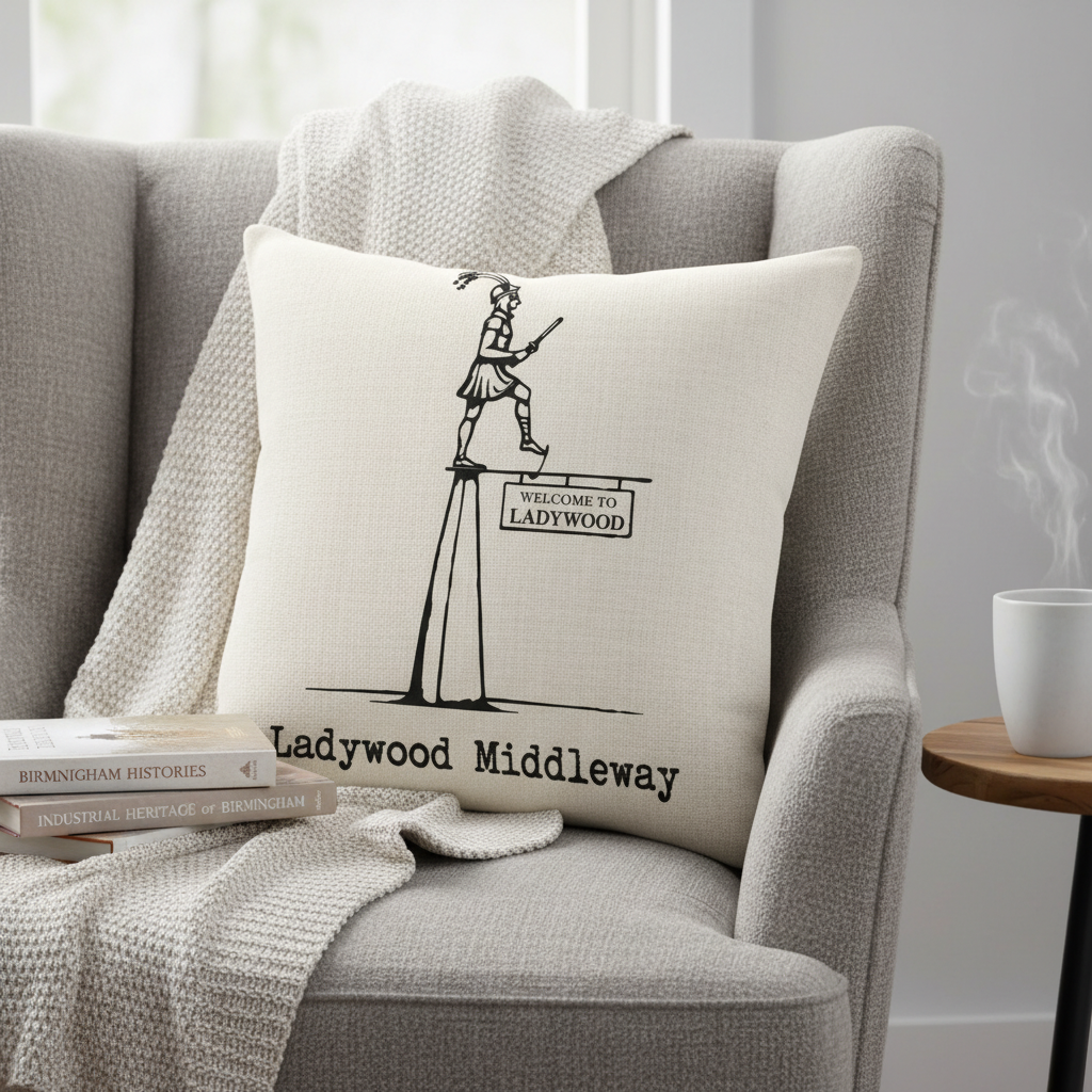 Ladywood - Cushion - Ladywood Middleway - Minimal Lines Design