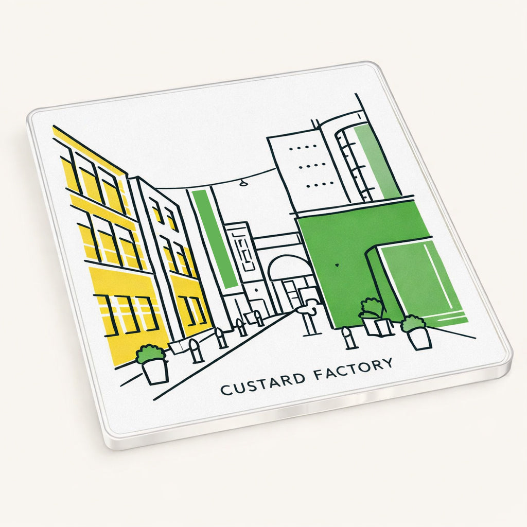 Digbeth - Coaster - Geometric Lines - Custard Factory