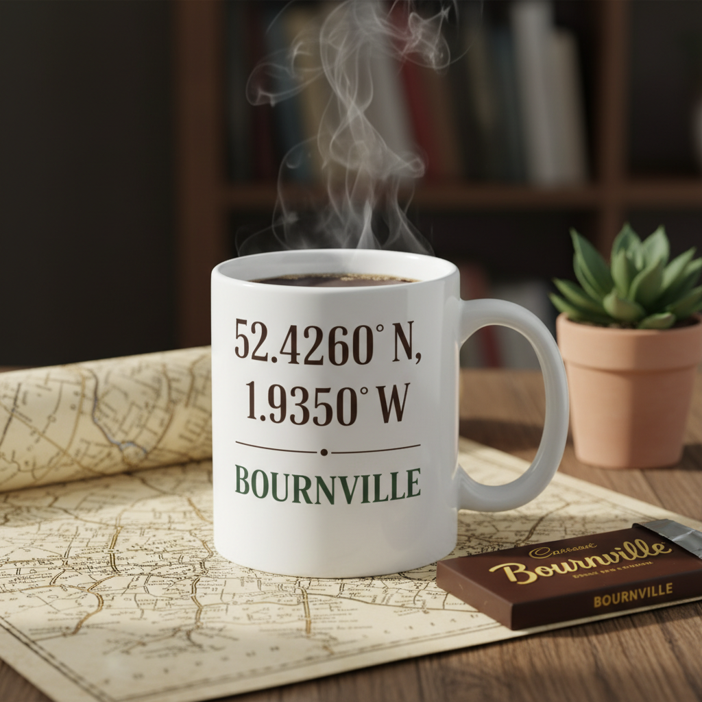 Bournville - Mug - Minimalist Coordinates Design