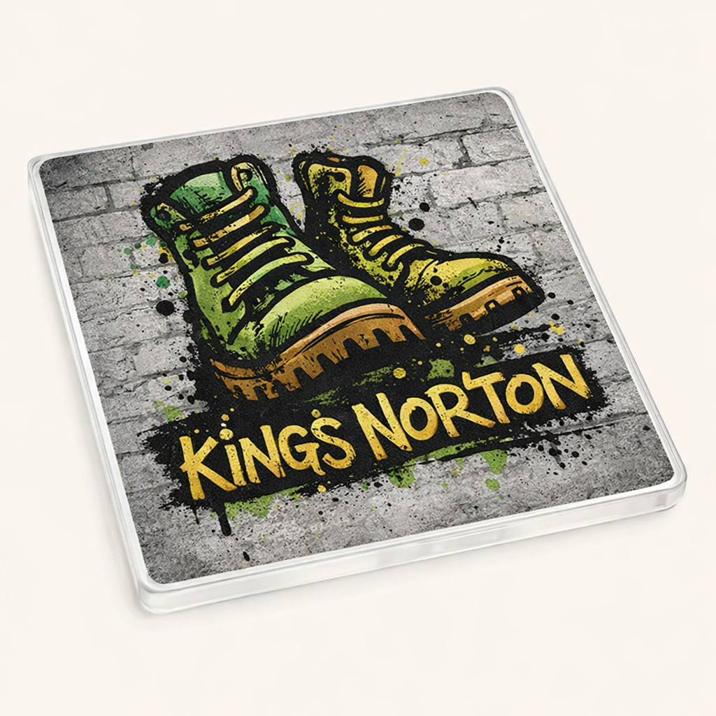Kings Norton - Coaster - Urban Street Art - Hiking Boots
