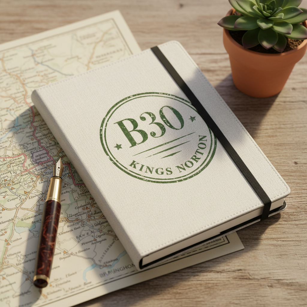 Kings Norton - Notepad - Vintage Stamp Design