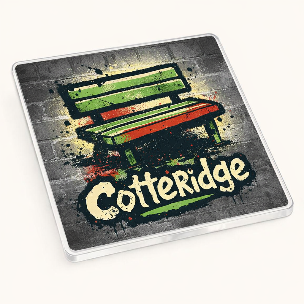 Cotteridge - Coaster - Urban Street Art - Park Bench