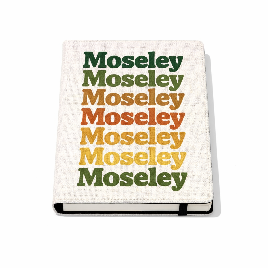 Moseley - Notepad - Retro Typography Design