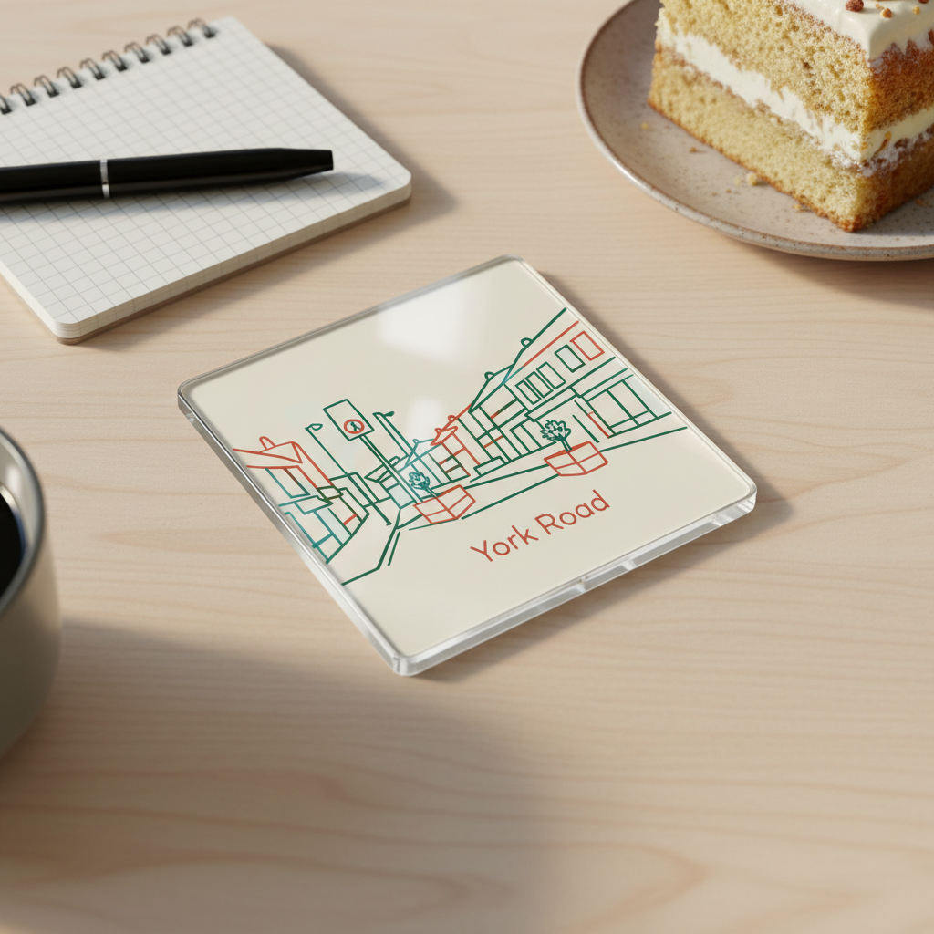 Kings Heath - Coaster - Geometric Lines - York Road