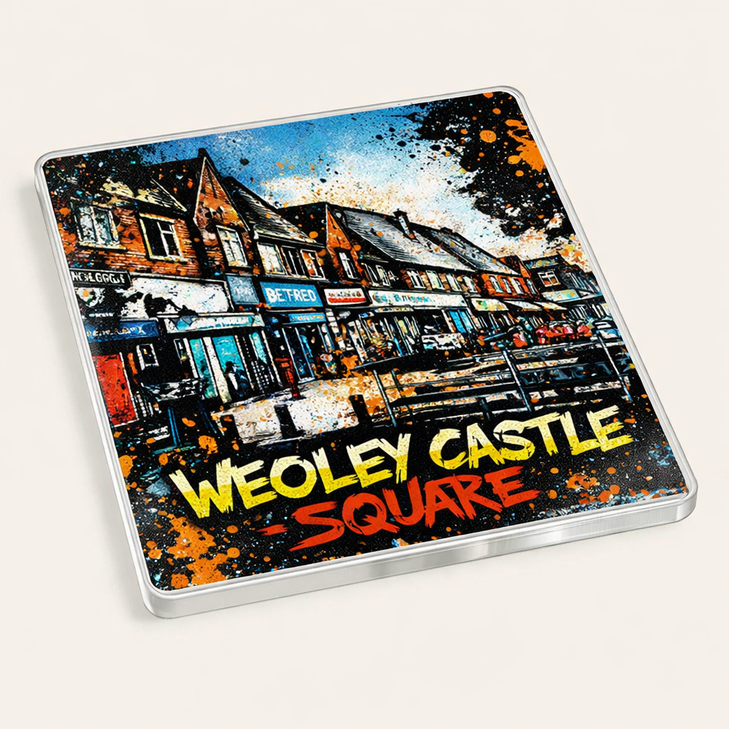 Weoley Castle - Coaster - Urban Street Art - Weoley Castle Square