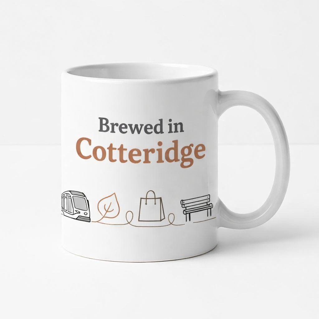 Cotteridge - Mug - Minimalist Illustration Design