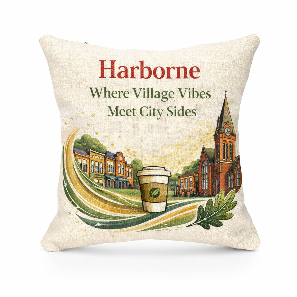 Harborne - Cushion - Vibrant Civic Blend Design