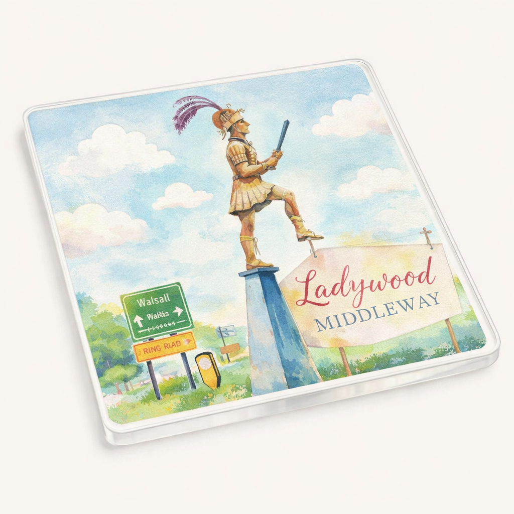 Ladywood - Coaster - Soft Watercolours - Ladywood Middleway