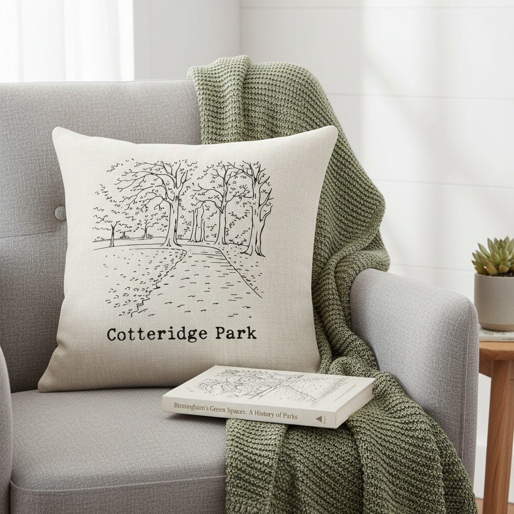 Cotteridge - Cushion - Minimal Lines Design - Cotteridge Park