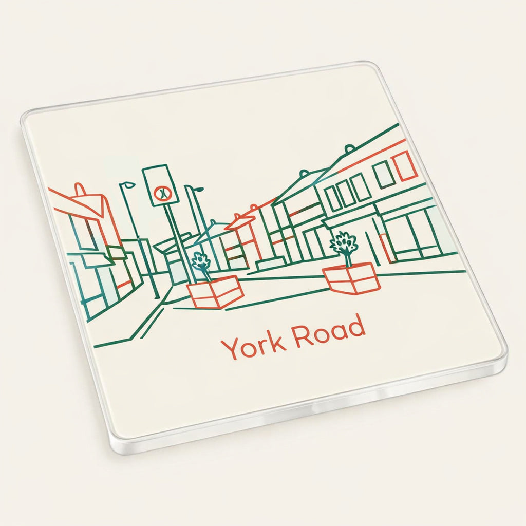 Kings Heath - Coaster - Geometric Lines - York Road