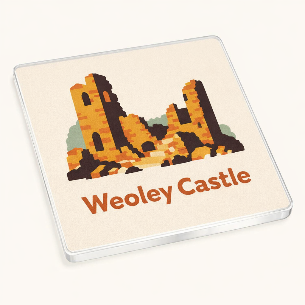 Weoley Castle - Coaster - Mid-Century Retro - Castle