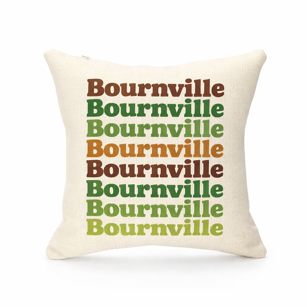 Bournville - Cushion - Retro Typography Design