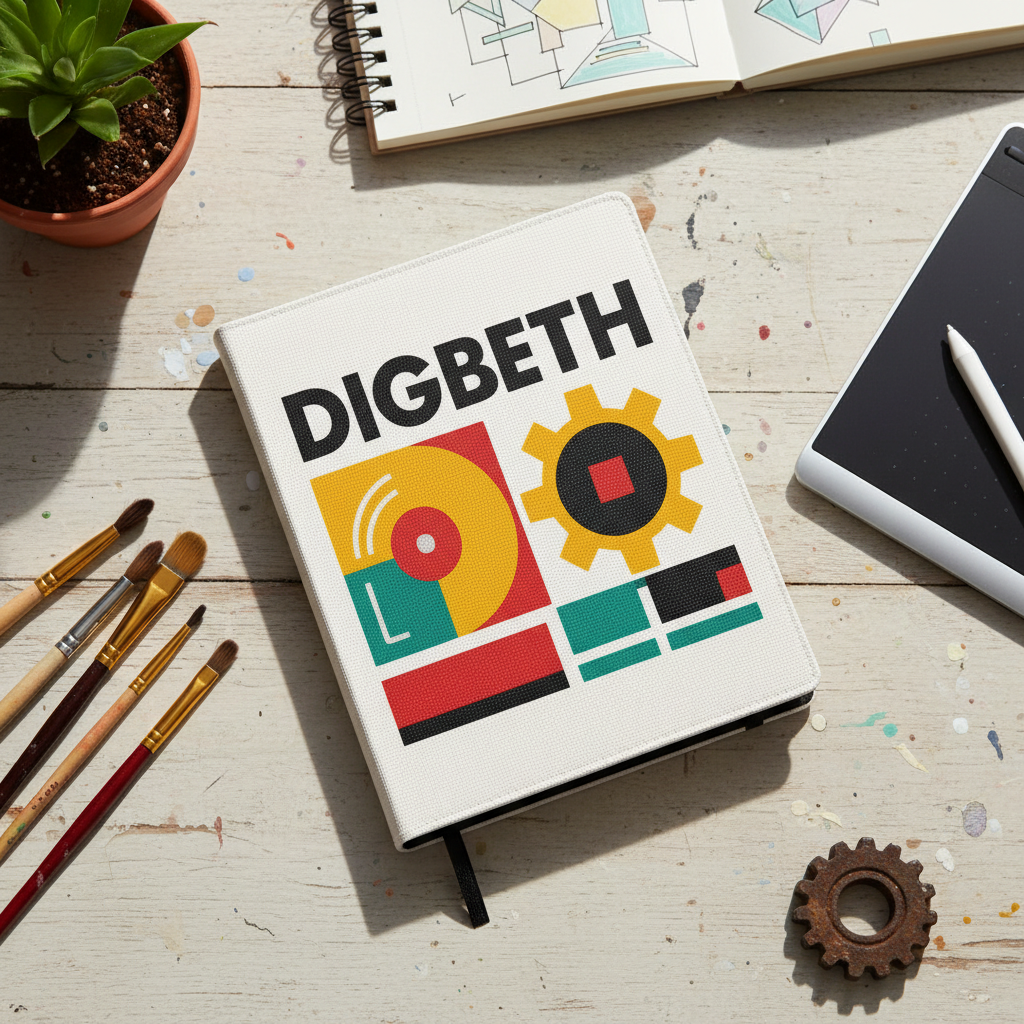 Digbeth - Notepad - Geometric Iconography Design