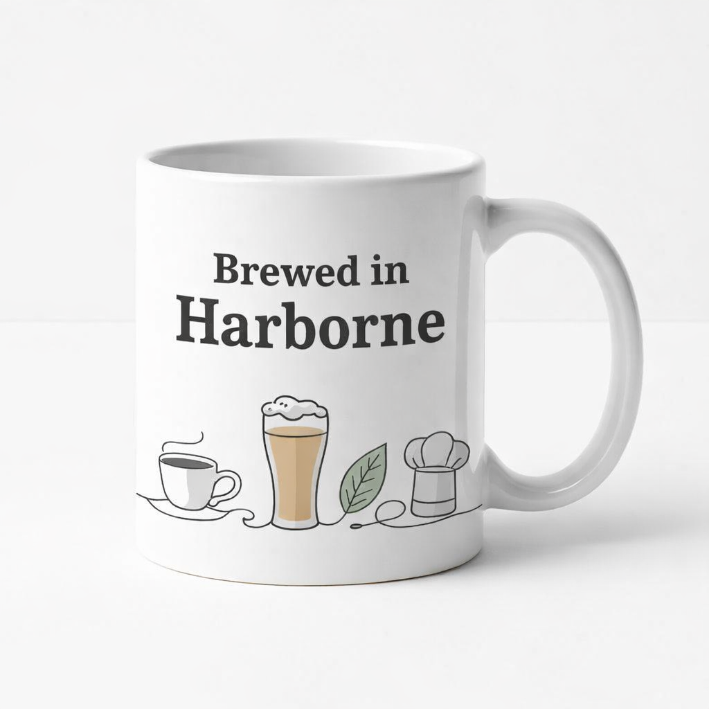 Harborne - Mug - Minimalist Illustration Design