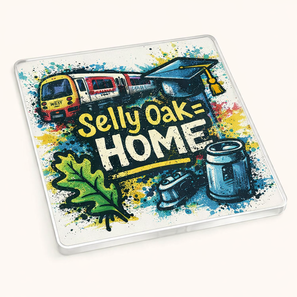 Selly Oak - Coaster - Urban Street Art - Local Icons