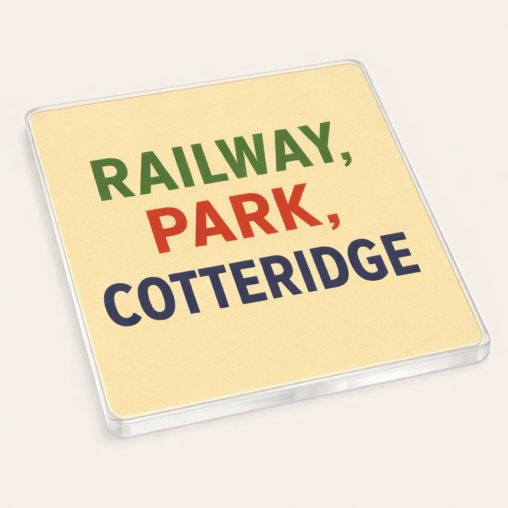 Cotteridge - Coaster - Mid-Century Retro - Word Stack