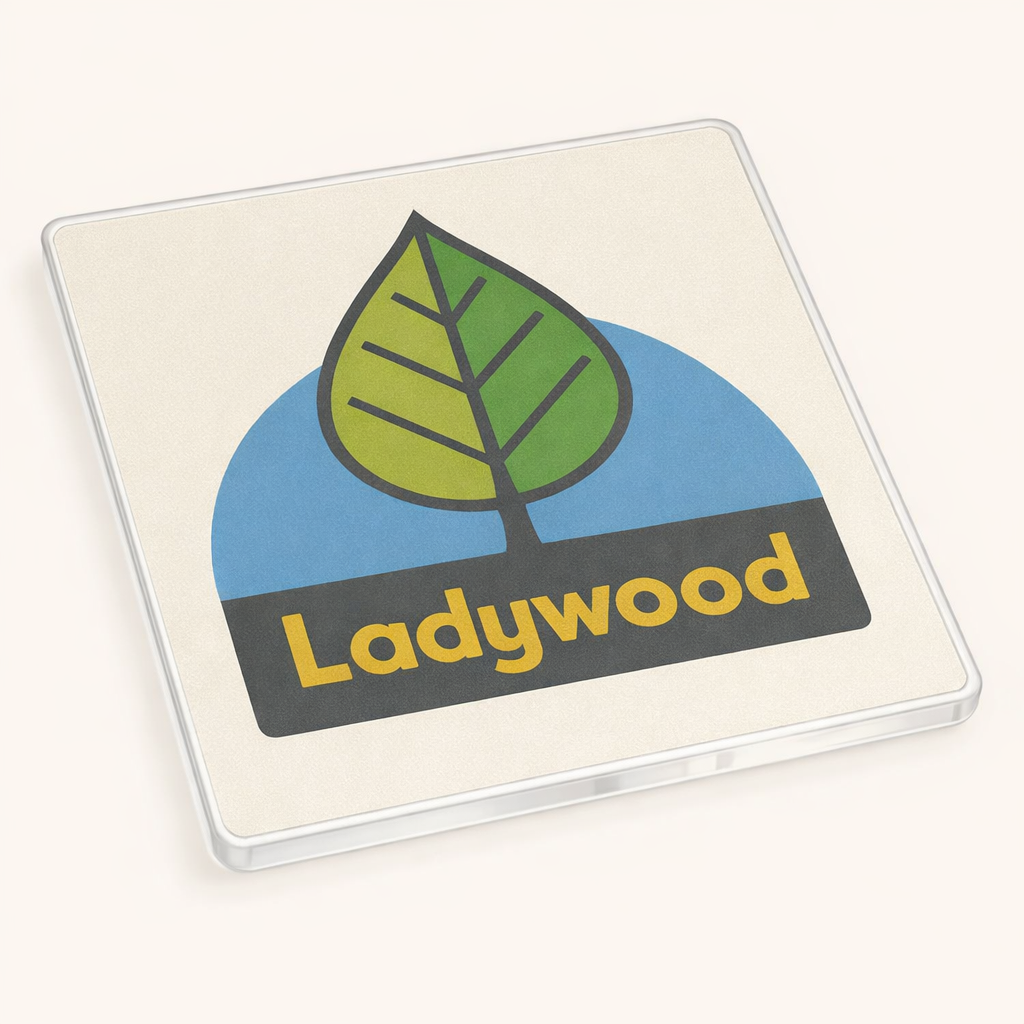 Ladywood - Coaster - Mid-Century Retro - Leaf