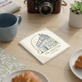 Harborne - Coaster - Geometric Lines - The Junction Pub