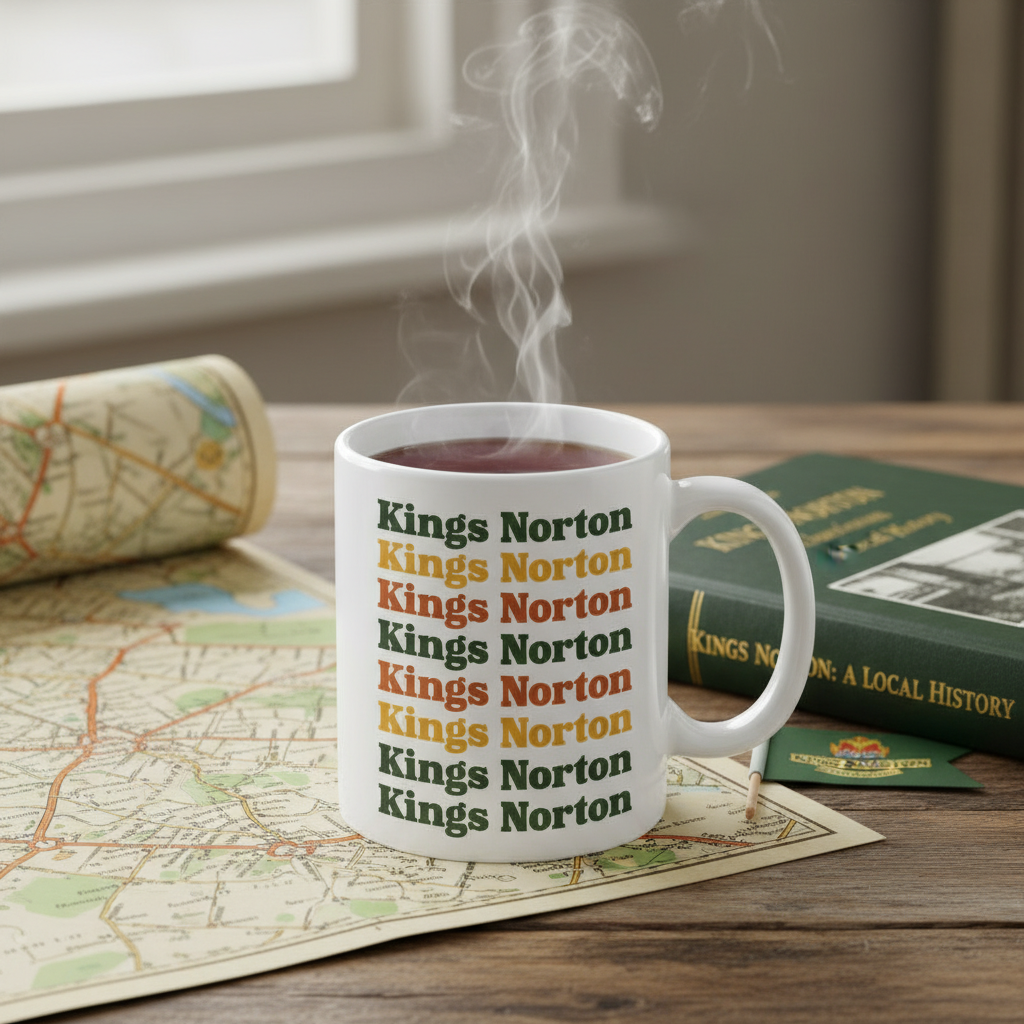 Kings Norton - Mug - Retro Typography Design