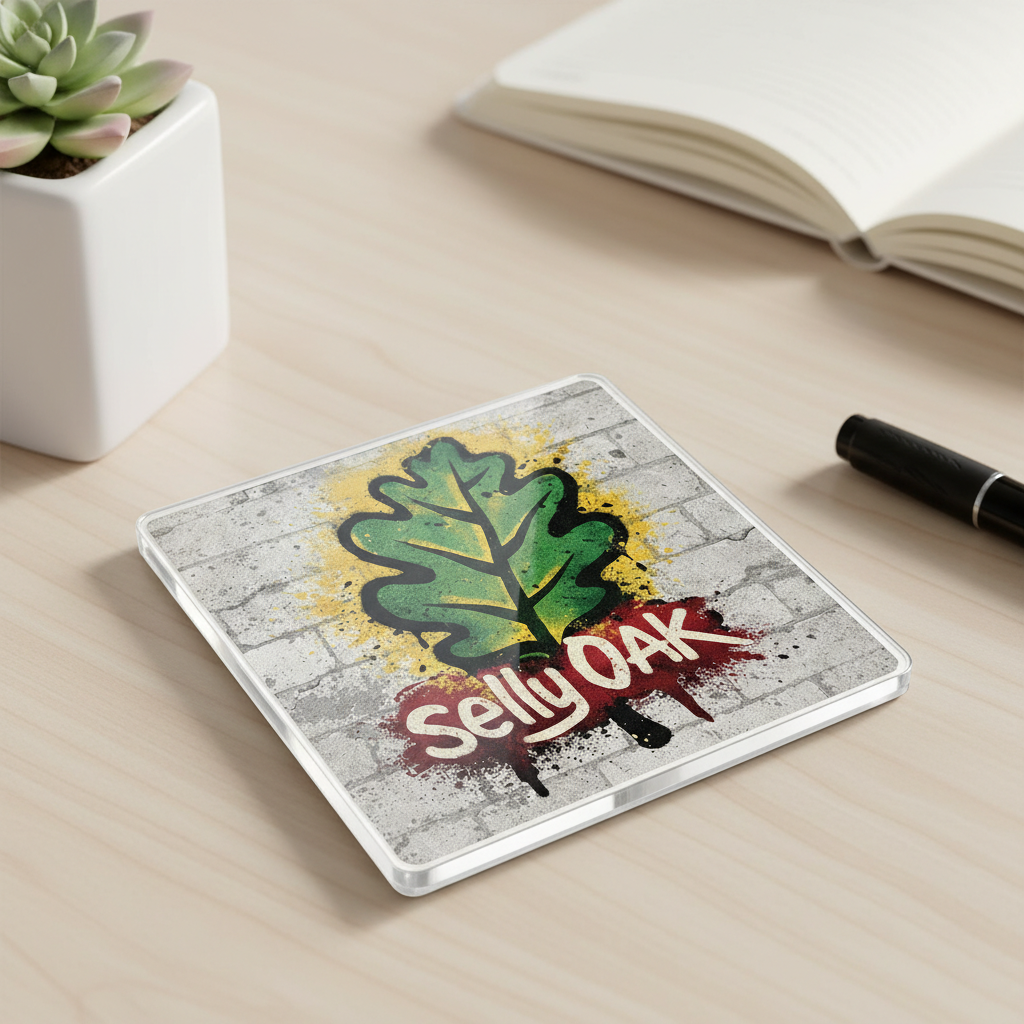 Selly Oak - Coaster - Urban Street Art - Leaf
