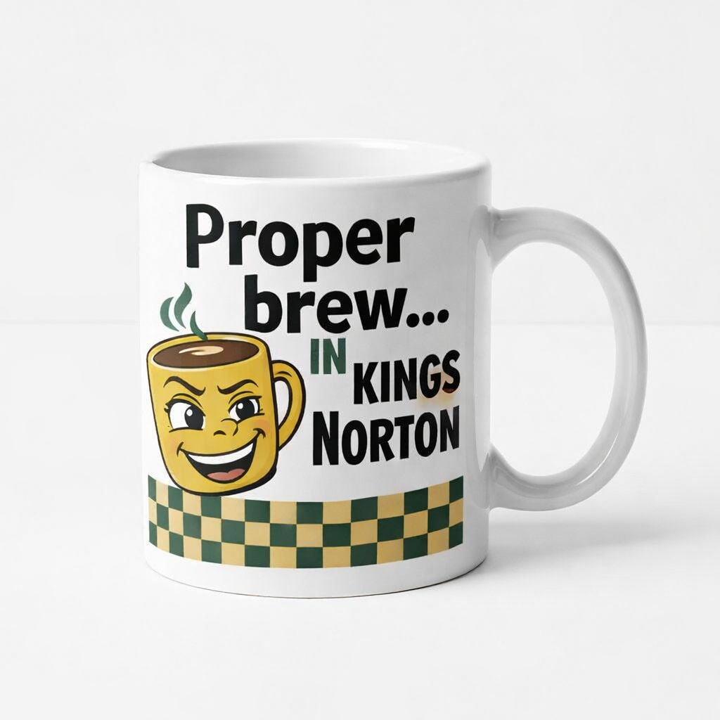 Kings Norton - Mug - Retro Cartoon Design