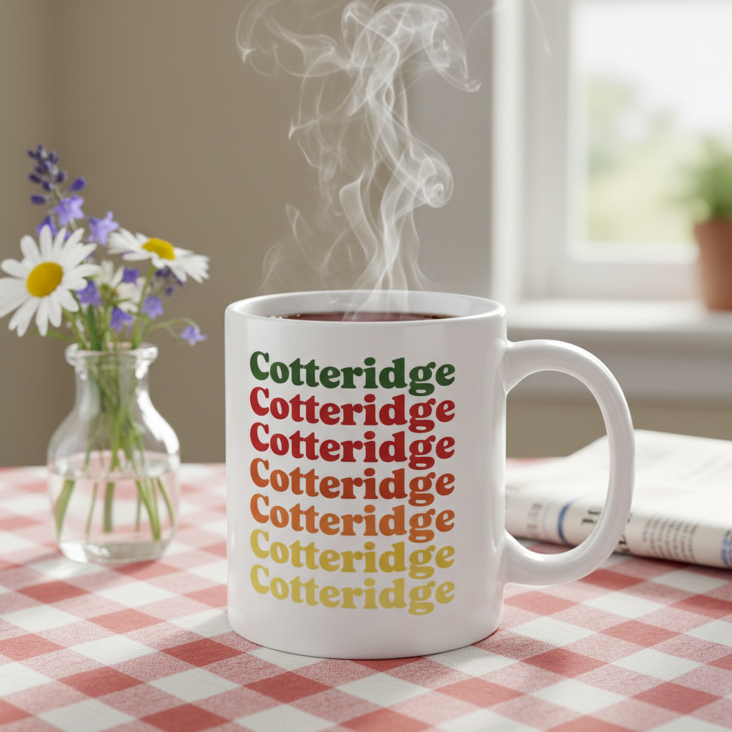 Cotteridge - Mug - Retro Typography Design