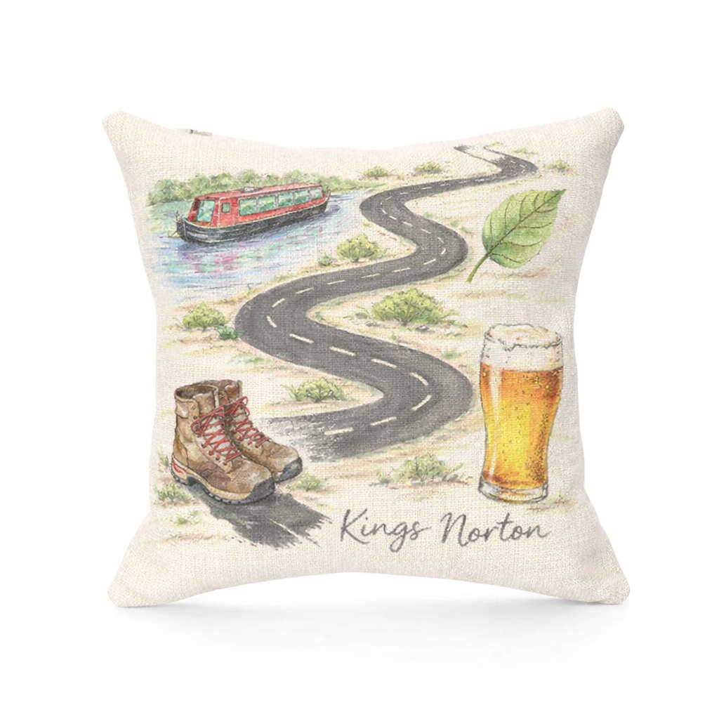 Kings Norton - Cushion - Whimsical Illustrations Design