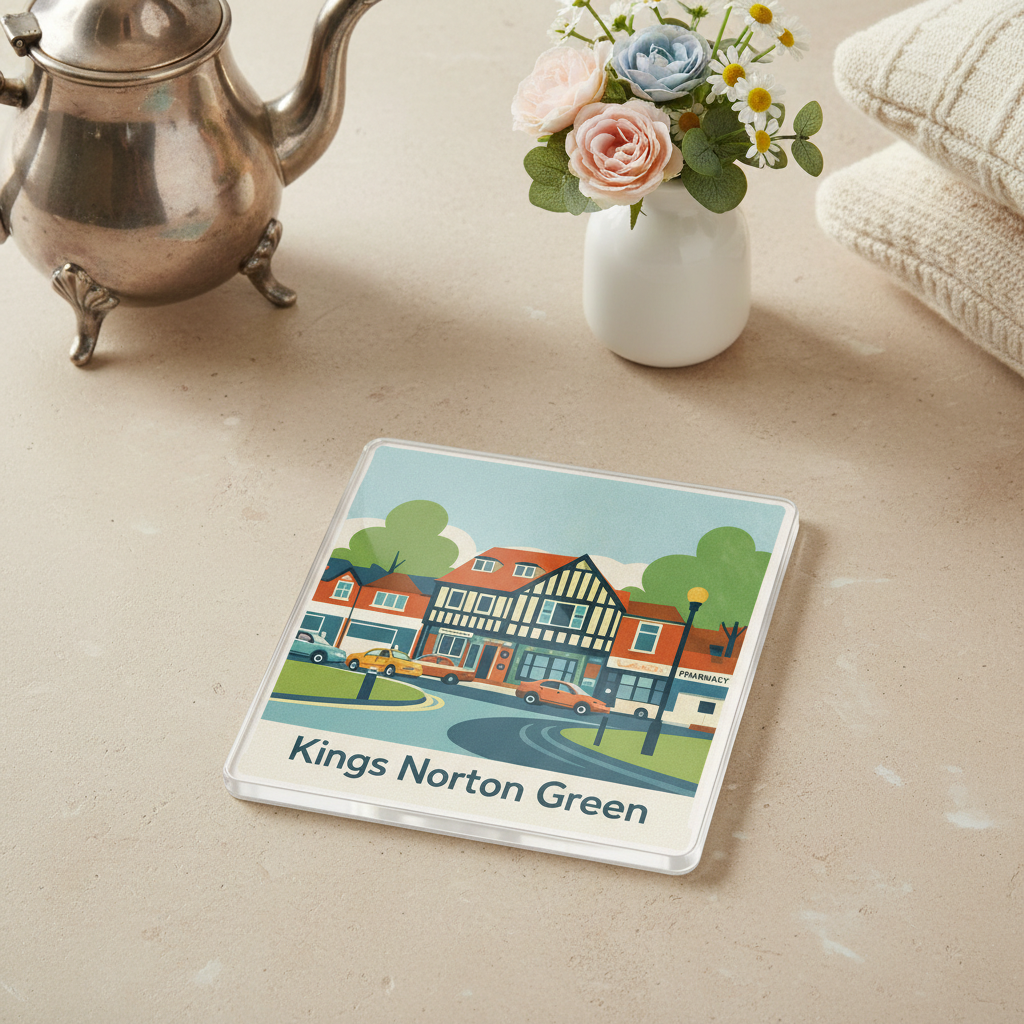 Kings Norton - Coaster - Mid-Century Retro - Kings Norton Green