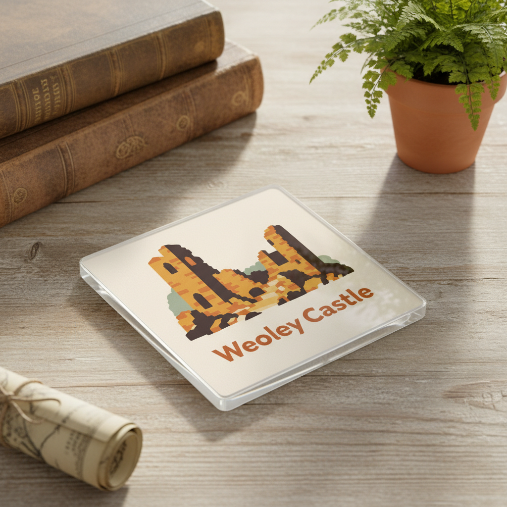 Weoley Castle - Coaster - Mid-Century Retro - Castle
