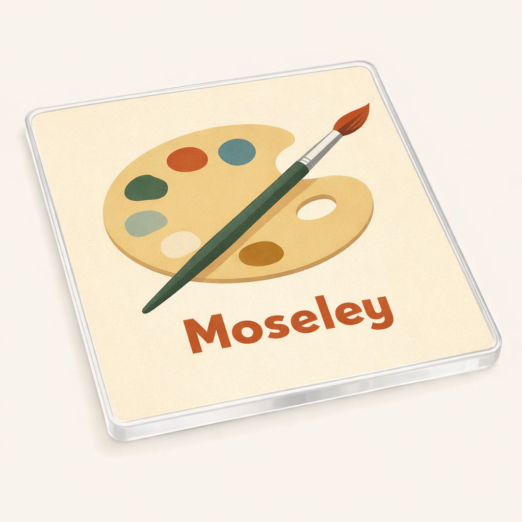 Moseley - Coaster - Mid-Century Retro - Artist's Palette
