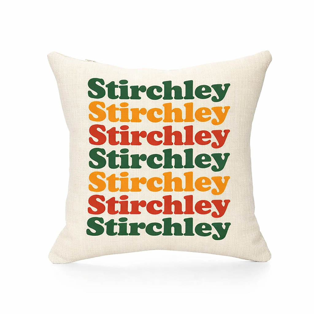 Stirchley - Cushion - Retro Typography Design