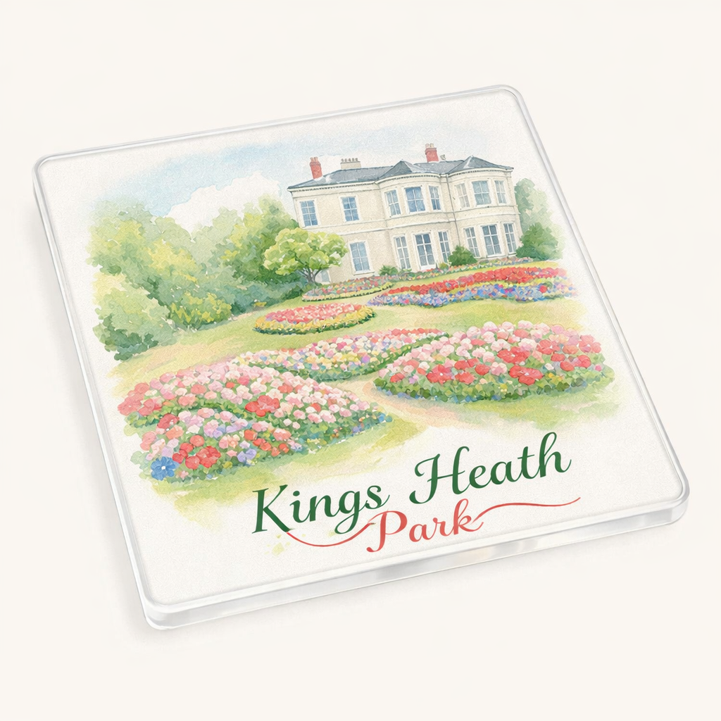 Kings Heath - Coaster - Soft Watercolours - Kings Heath Park