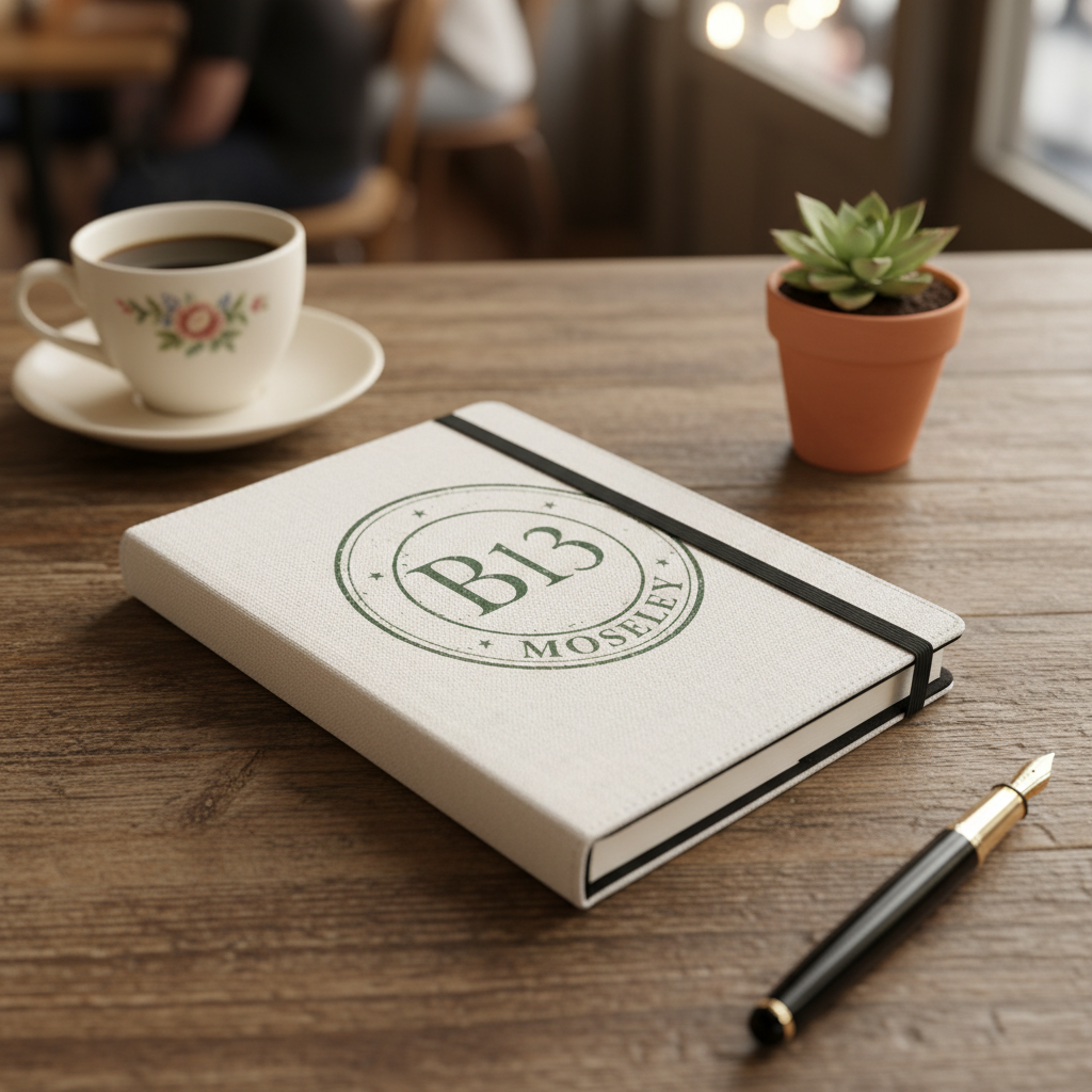 Moseley - Notepad - Vintage Stamp Design
