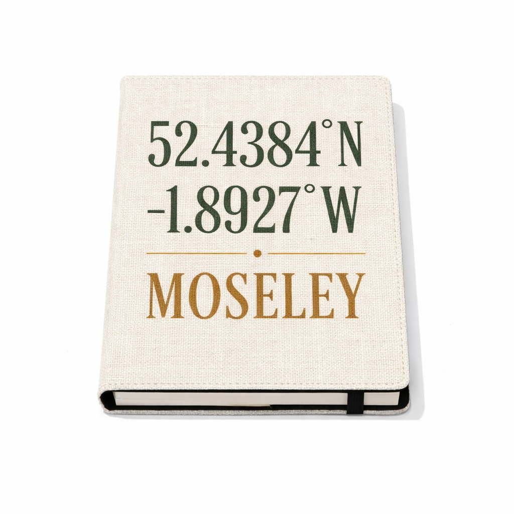 Moseley - Notepad - Minimalist Coordinates Design