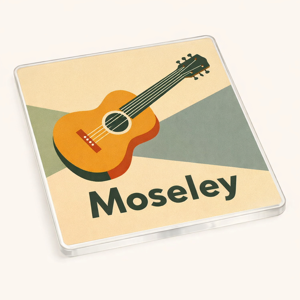 Moseley - Coaster - Mid-Century Retro - Guitar