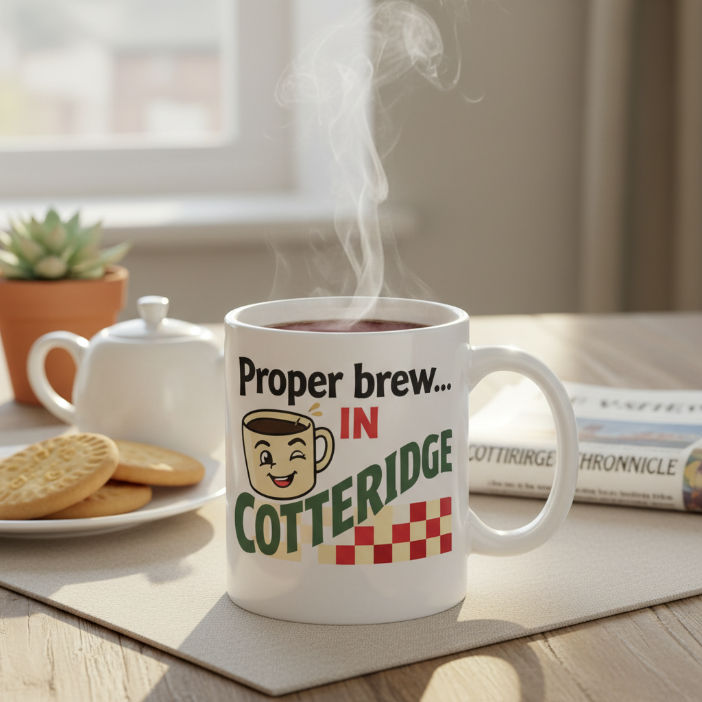 Cotteridge - Mug - Retro Cartoon Design